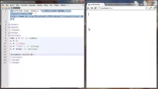 Javascript Tutorial 1 Intro to Primitive Data Types Part 1