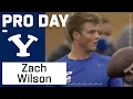 Zach Wilson FULL Pro Day Highlights Every Throw
