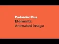 Preloader Plus elements animated image