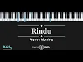 Download Lagu Rindu - Agnes Monica (KARAOKE PIANO - MALE KEY)
