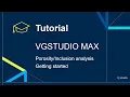 analysis - Getting started with porosity analysis in VGSTUDIO MAX
