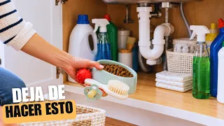 7 Cosas que No Conviene Guardar Debajo del Fregadero
