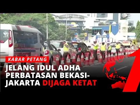 Perbatasan Kota Bekasi-Jakarta Dijaga Ketat Aparat Selama PPKM Darurat