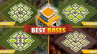 UNBEATABLE TH8 Bases Best Trophy Farming Hybrid War Layouts Clash of Clans