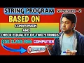 String comparison java Program Find greatest length string out of two unequal strings