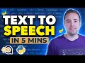 Text-to-Speech Python in 5 min