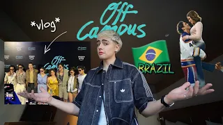 FUI A BRASIL A CONOCER AL CAST DE OFF CAMPUS *obrigado*
