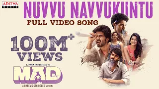 nuvvu navvukuntu full video song mad kalyan shankar s naga vamsi bheems ceciroleo