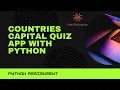Capital quiz Python Assignment