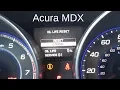 Acura MDX Oil Service light reset procedure