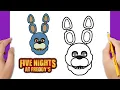 How To Draw Five Nights at Freddy s - Bonnie FNAF Drawing