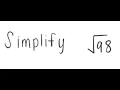 Radicals Simplify 98