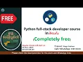 Learn Python Programming in Telugu Full Python Course for Beginners Step by Step 2025