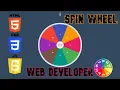 Create Spin Wheel Using HTML CSS And JavaScript