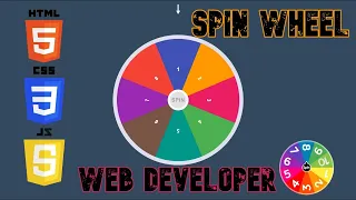 Create Spin Wheel Using HTML CSS And JavaScript