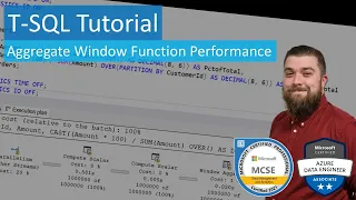 T-SQL Tutorial - Aggregate Window Functions Performance