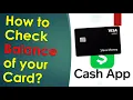 How to check Cash App card balance