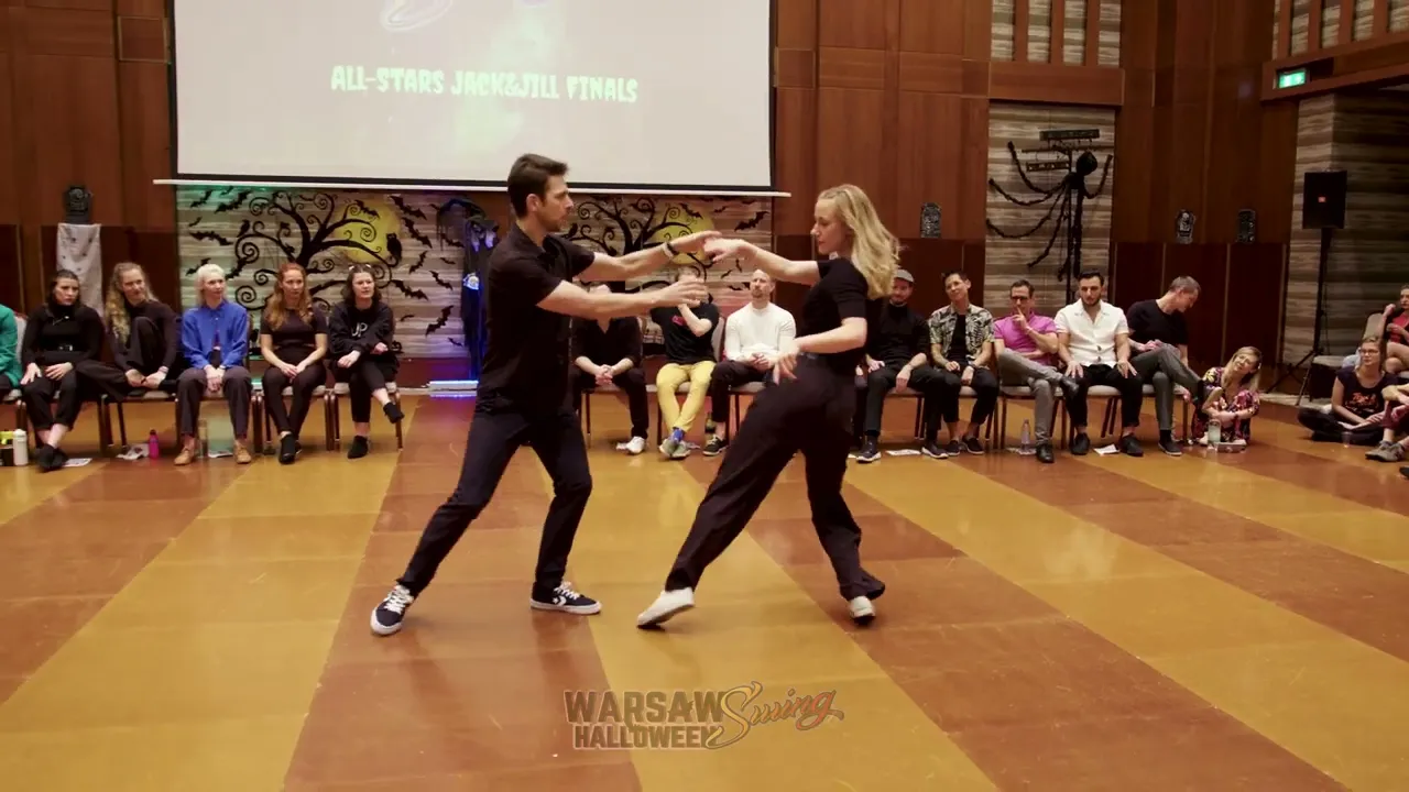 Daniel Pavlov & Evelina Lundberg - 2nd place Jack&Jill All-Stars - Warsaw Halloween Swing 2023