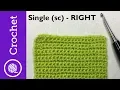 How to Single Crochet - Beginner Crochet Lesson 1
