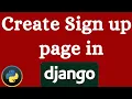How to make User Registration in Django