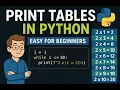 Master Python Print Multiplication Tables Easily in VS Code