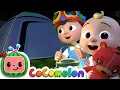 Download Lagu Yes Yes Bedtime Camping Song | Camp Youtube! | CoComelon Nursery Rhymes \u0026 Kids Songs