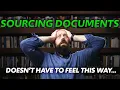 Three TIPS to Solve DOCUMENT SOURCING Problems and a resource to help