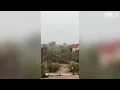 Snowflakes falling in Tucson