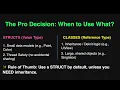 Struct vs Class in Swift Value vs Reference Types Why Swift Devs Choose Struct Over Class