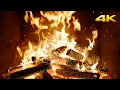 Lagu 🔥 FIREPLACE RELAXATION THERAPY with CRACKLING LOGS \u0026 BURNING FIRE SOUNDS for LONG SLEEP SESSIONS