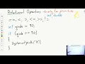 Java Simple Relational Operators AP CSA Unit 3