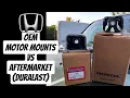 Honda OEM Motor Mounts vs Aftermarket Duralast