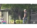 Paparazzi take photos of Fernando Colunga at home with his family