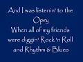 I Was Country When Country Wasn't Cool - Lyrics - Barbara Mandrell