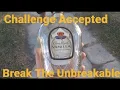 Challenge Accepted Trying To Break A Crown Royal Bottle