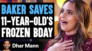 baker saves 11 year olds frozen birthday ft rosanna pansino dhar mann