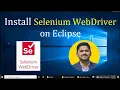 How to install Selenium WebDriver on Eclipse