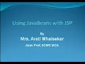 Using Beans with JSP