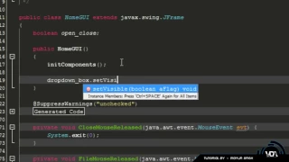 Netbeans Tutorial Custom Menu Bar