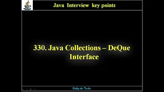 330 Java Collections - Deque Interface