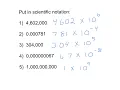 scientific and engineering notation practice