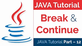 JAVA Tutorial Part - 12 How to use Break Continue in Java