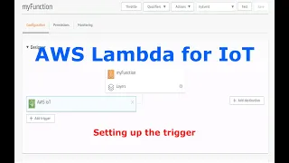 Triggering AWS Lambda from AWS IoT