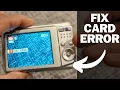 Fix Card Error On Digital Camera Fujifilm Fuji A170 - Quickly