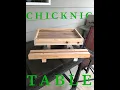 Create your own Chicknic Table Chicken Picnic Table