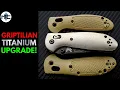 Installing Titanium Scales On the Benchmade Mini Griptilian Pickle Knife - NOT A TUTORIAL