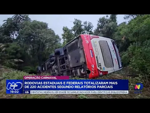 Operação Carnaval: cratera na BR-470 e acidentes graves marcam retorno do feriado em SC