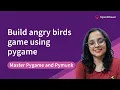 Build angry birds game using python Pygame and Pymunk tutorial