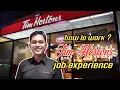 Tim hortons job