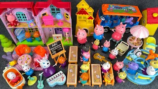 7 Minutes Satisfying With Unboxing So Many Peppa Pig School Bus Toys | Relaxing  Video
